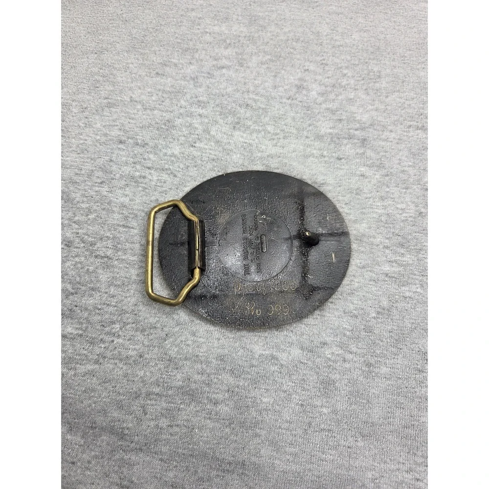 South Dakota Amateur Baseball League 50th Anniversary Solid Brass Belt Buckle